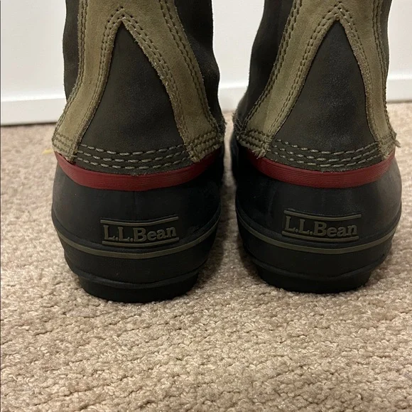 L.L. Bean Olive and Black Snow Boots - Picture 6 of 6